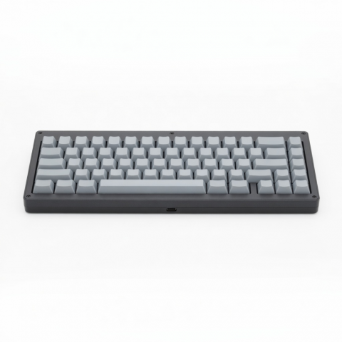 100-Key Low-Profile Mechanical Keyboard, Gray USB-C Wired