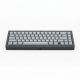 100-Key Low-Profile Mechanical Keyboard, Gray USB-C Wired