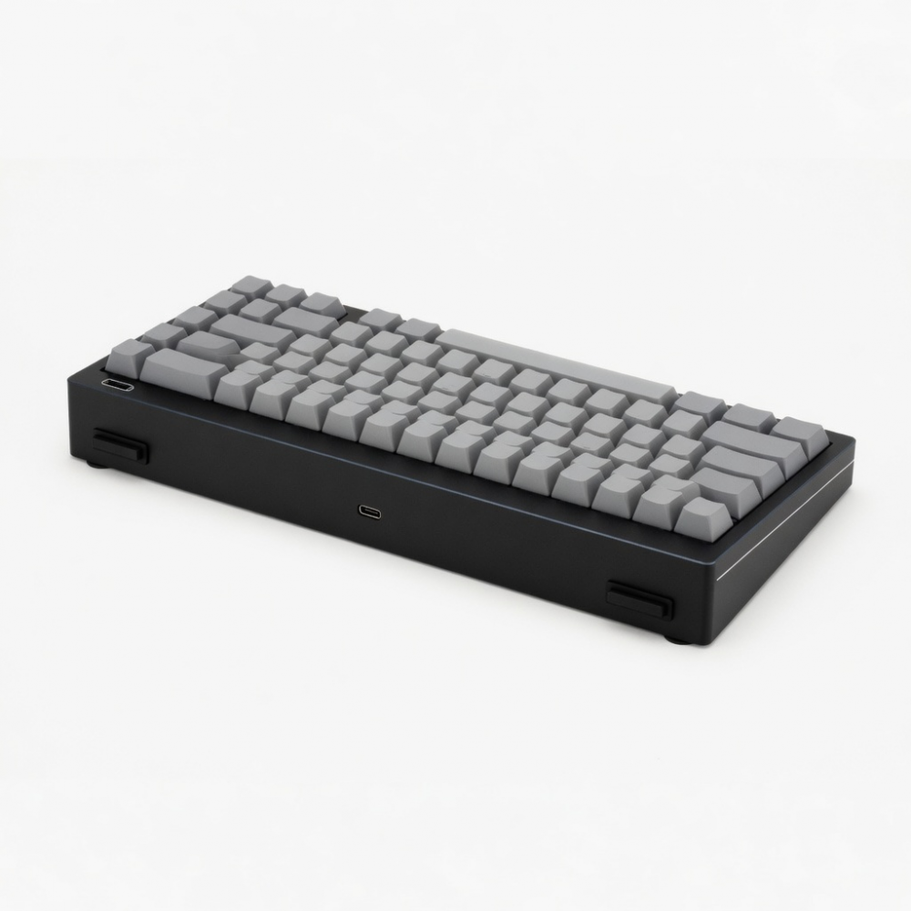 60-Key Mechanical Keyboard, Compact Black Design