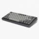 75% Mechanical Keyboard, 84-Key, Gray/White