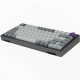 65-Key Mechanical Keyboard, Gray Keycaps, Metal Frame, Rotary Knob