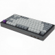 65-Key Mechanical Keyboard, Gray Keycaps, Metal Frame, Rotary Knob