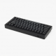 75-Key Low-Profile Mechanical Keyboard, Black Wired USB-C Connection