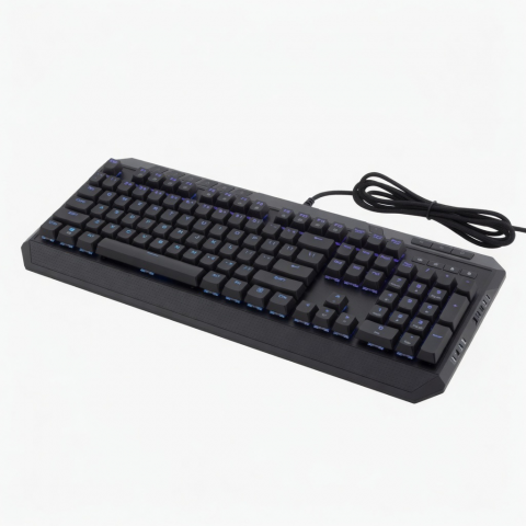 80-Key Wired Mechanical Gaming Keyboard, Black, RGB Backlit