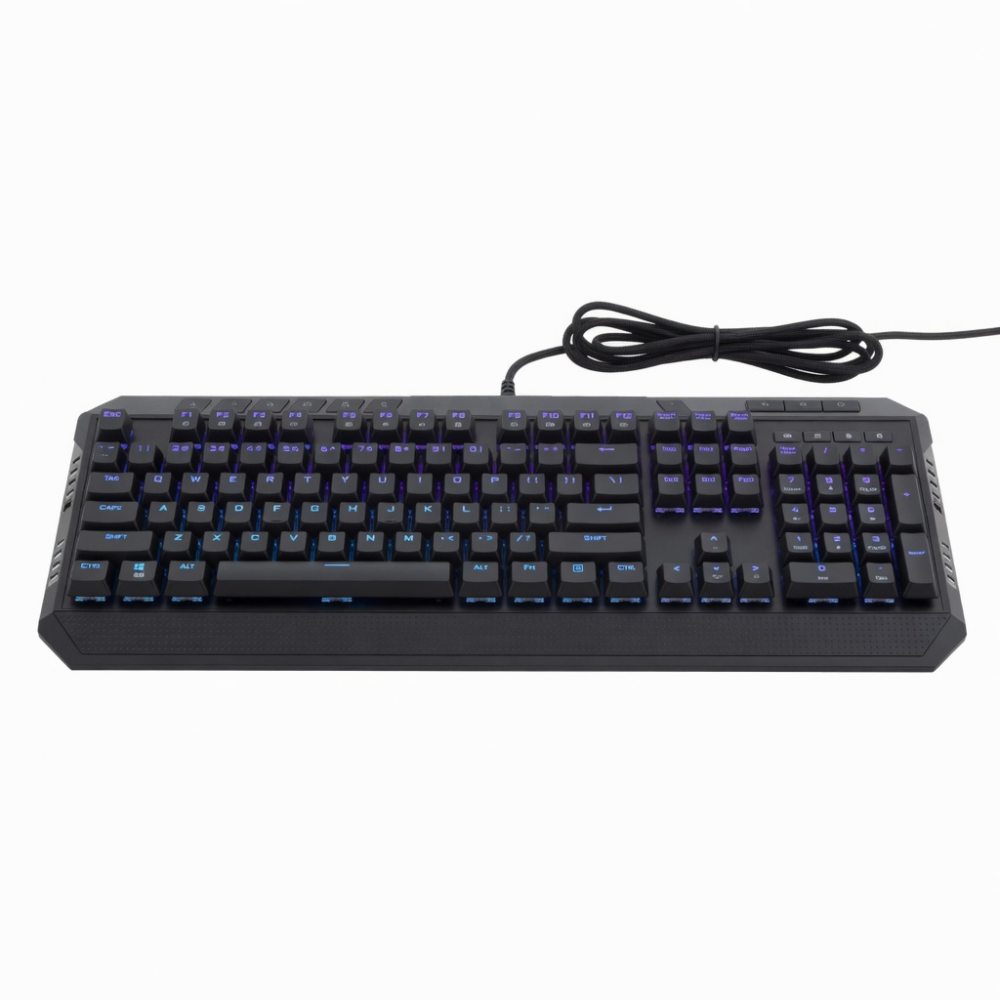 80-Key Wired Mechanical Gaming Keyboard, Black, RGB Backlit